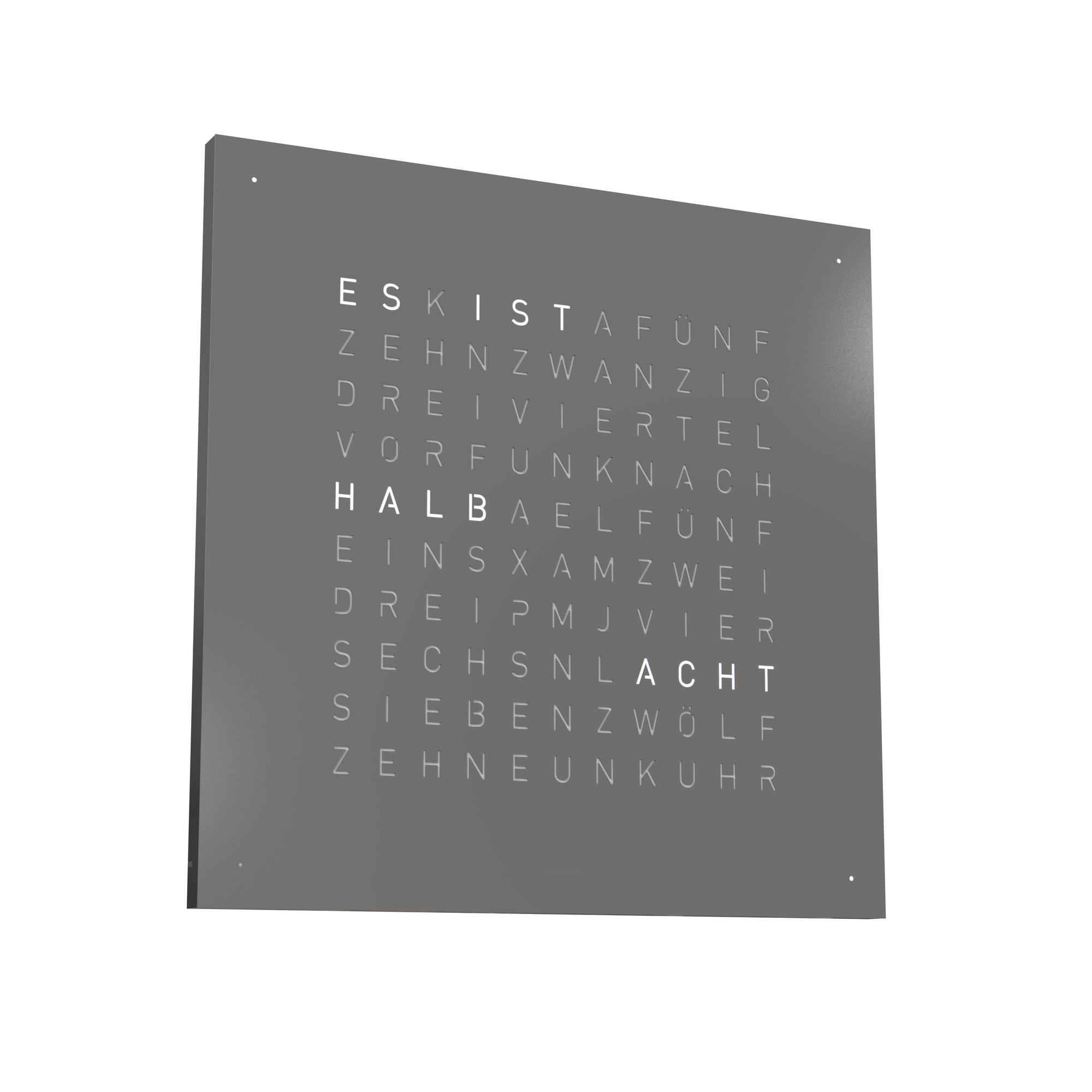 Qlocktwo Wanduhr Earth 45, Limited Monochrome Edition – Bild 4