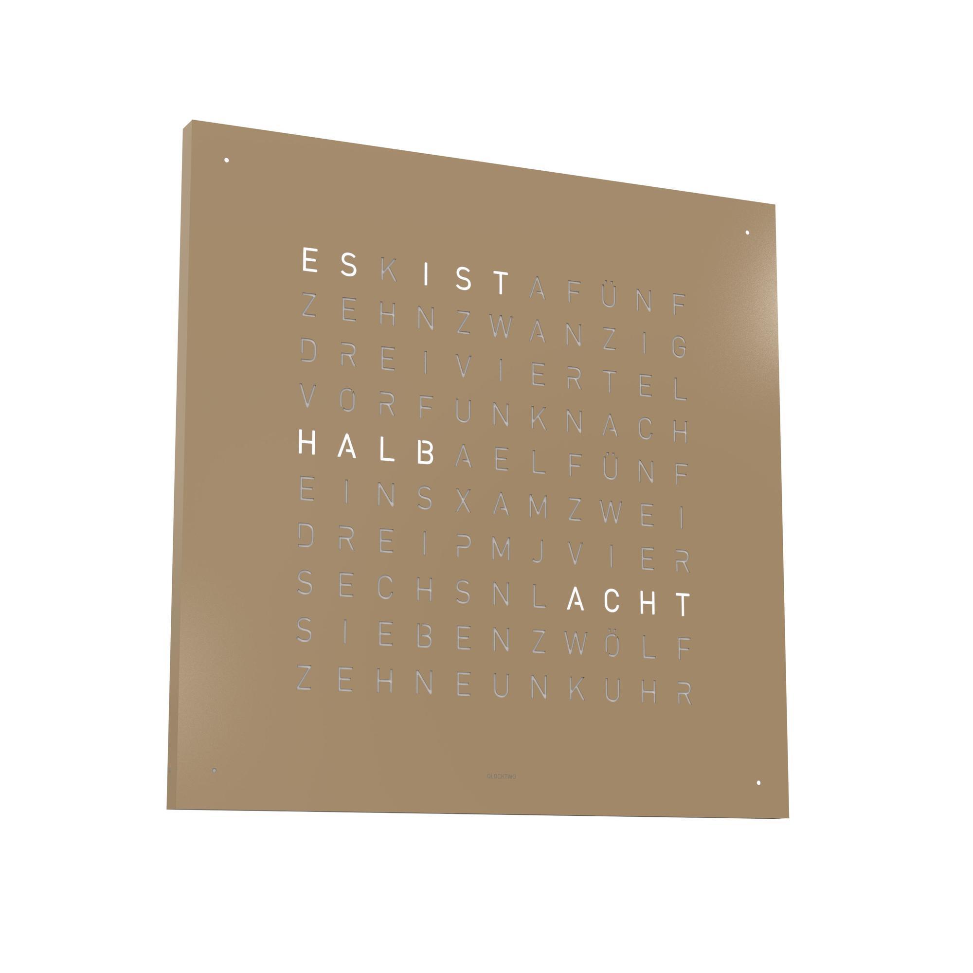 Qlocktwo Wanduhr Earth 45, Limited Monochrome Edition – Bild 5